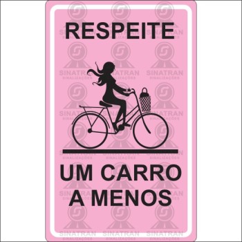 Respeite um carro a menos  